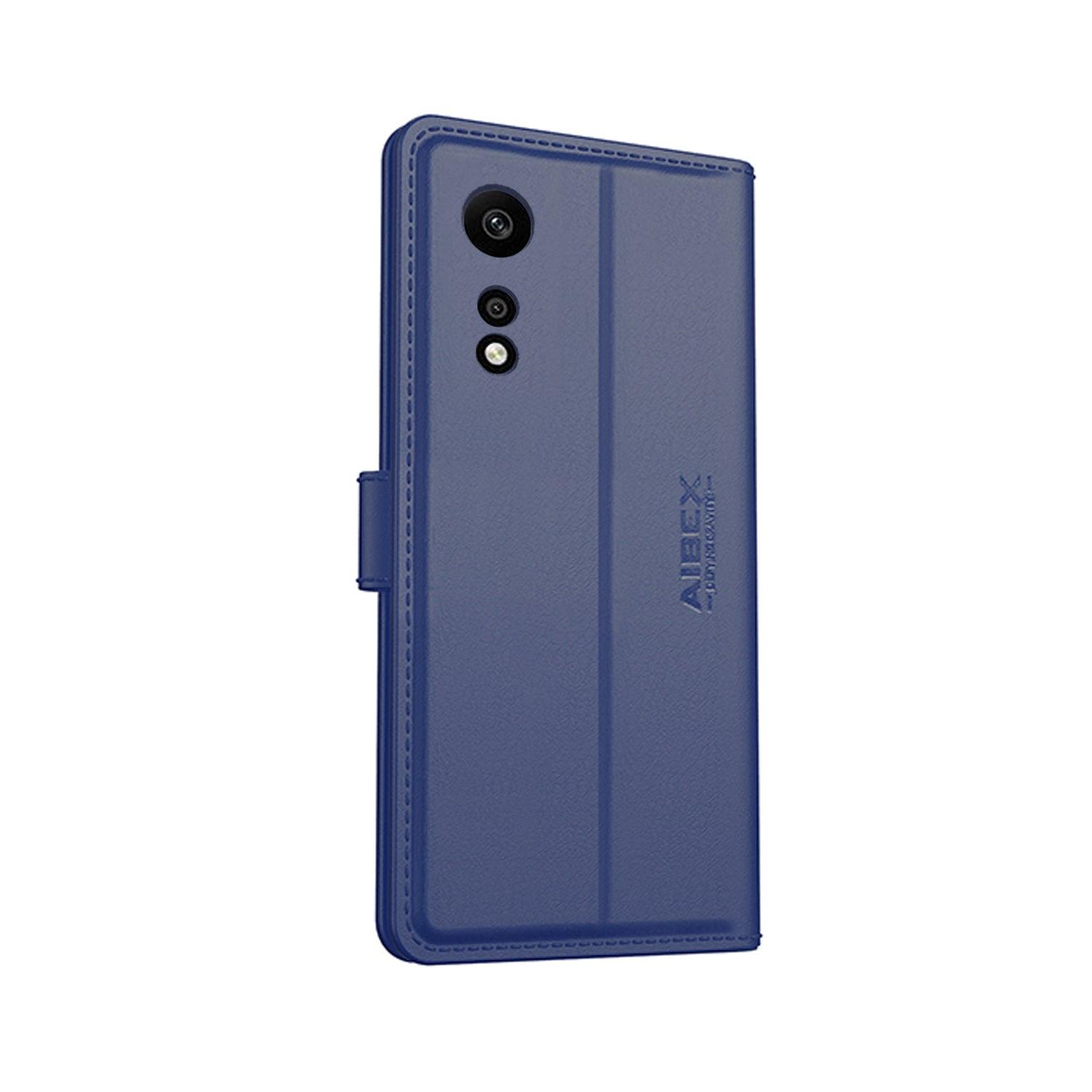 Oppo A78 4G Aibex PU Leather Flip Cover Foldable Stand & Pocket Magnetic Closure - Aibex